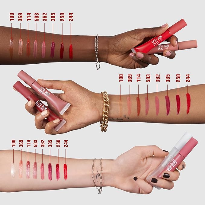 3ina MAKEUP - Vegan - Cruelty Free - The Lip Gloss 503 - Nude Lip Gloss - Mirror-effect - Glossy Look - Creamy Texture - Highly Pigmented - Lip Gloss with wand