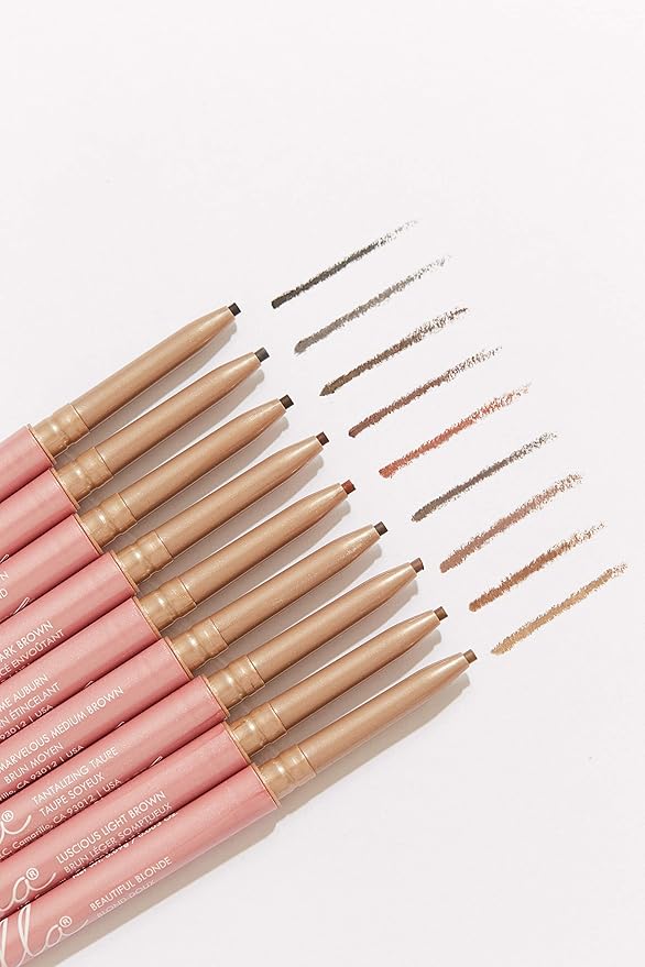 Chella Eye Brow Pencil – Easy-to-Use Brow Definer for Shaping, Filling & Blending – Long-Wear Dark Brown Eyebrow Pencils for Women with Precise Tip (Dark Brown)