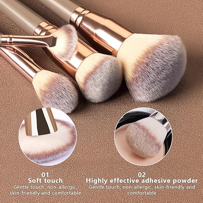 Makeup Brush Set 31 Pcs Make up Tool Set - Premium Synthetic Makeup Brush Kit Foundation Powder Concealers Eye Blush Make Up Brush Kit