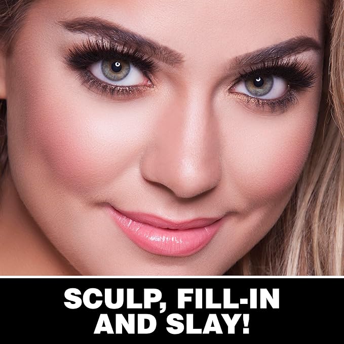 Ardell Brow Pomade - Dark Brown, Smudge-Proof Long-Lasting Eyebrow Makeup, with Dual-Ended Precision Brush and Spoolie for Defined and Natural Brows, 1 Pack