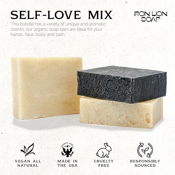 ILS Soap Co.– All-Natural Soap bar for Men & Women – Cold Process, Handmade in the USA