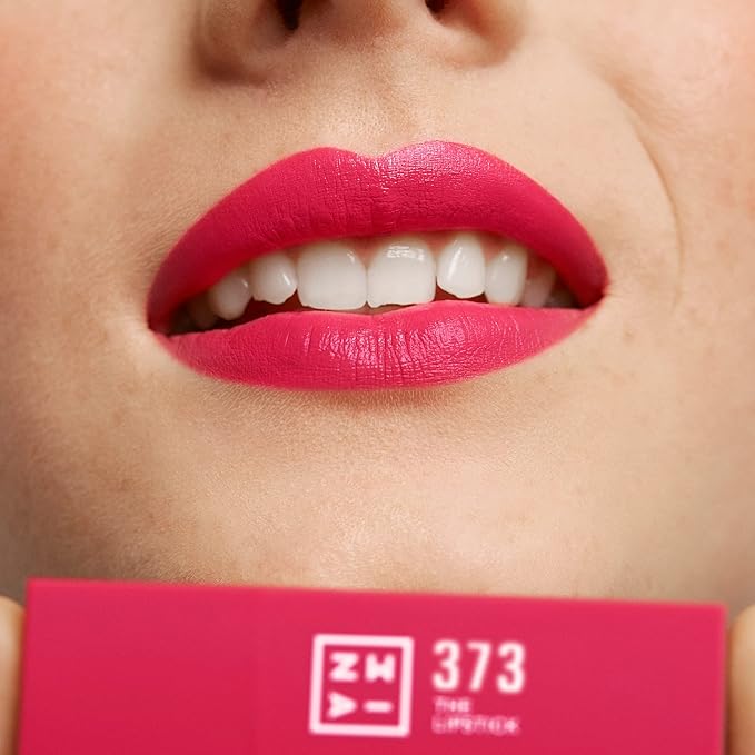 3INA The Lipstick - Moisturizing Lipstick for Women - Semi-Matte Satin Finish with 5-Hour Long Wear - Highly Pigmented and Comfortable - 373-0.16 oz