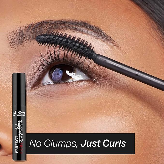 Perfect Curl Curling Lash Lift Lengthening Mascara that Holds Curl, Best Curling Mascara for Curly Lashes | No Flaking, Smudging, or Clumping, 0.21 Fl Oz