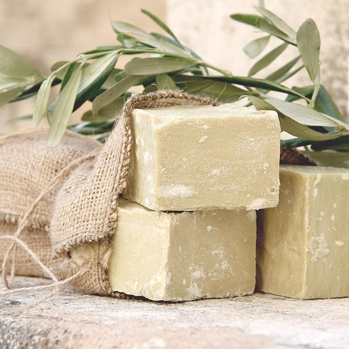 Olive Oil Soap Bar - Include Laurel oil 100% Pure Natural & Artisan Crafted Quality, Organic and Vegan. Full Body Soap for Women and Men. 6 Pack (35.3 oz) Y