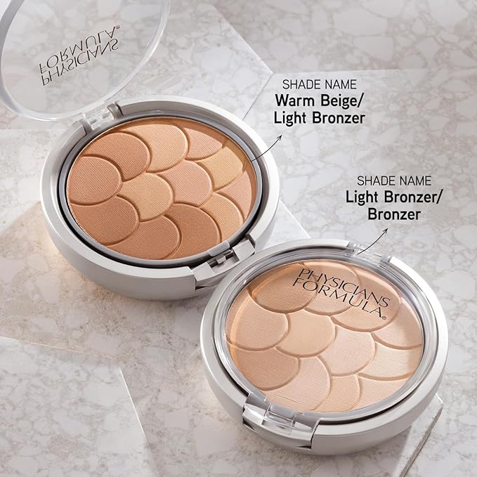 Physicians Formula Magic Mosaic Multi-Colored Bronzer, Highlighting, Contour Powder, Warm Beige/Light Bronzer, Dermatologist Tested, Clinicially Tested