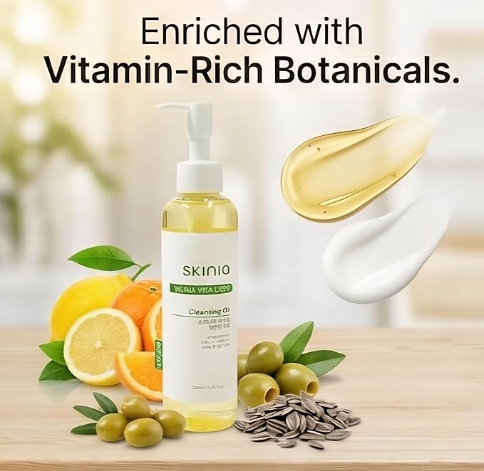 Vita deep Cleansing Oil for Face, Makeup Blackhead Remover, Korean Skin Care, 6.76 fl oz