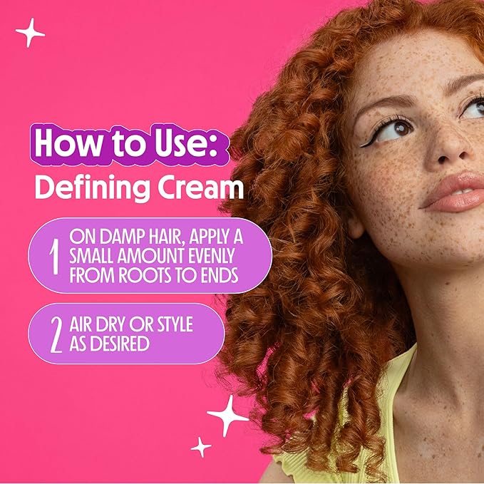 Not Your Mother's Curl Talk Defining Spray Gel and Defining Cream (2-Pack) - Formulated with Rice Curl Complex - For All Curly Hair Types