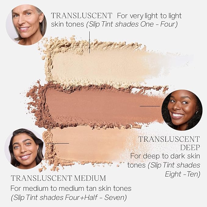 Saie Airset Radiant Loose Setting Powder - Weightless Face Powder to Set, Smooth + Diffuse Face Makeup - Formulated with Hydrating Squalane - Translucent (0.14 oz)