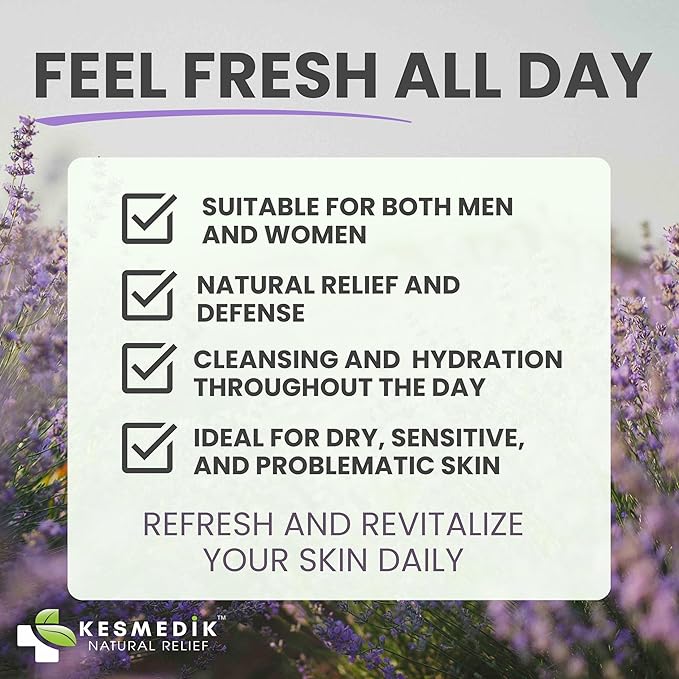 Tea Tree & Lavender Body Wash MaxTherapy, Itchy Skin Relief, Fights Body Odor, Soothes Jock Itch, Athlete's Foot, Ringworm & Sensitive Skin, Men & Women, 2-Pack, Limited Edition