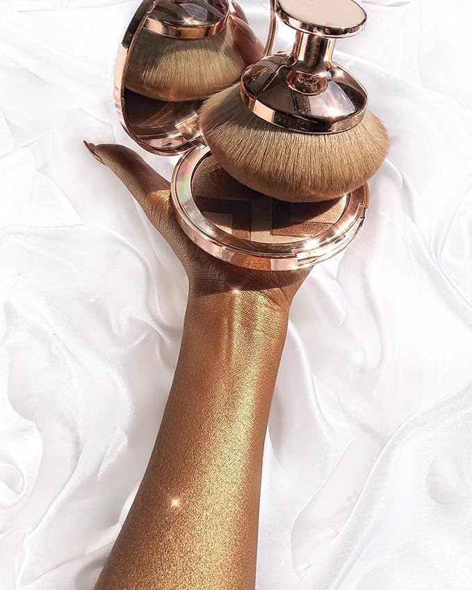 Ultra Large Body Makeup Brush Self Tanner Kabuki Foundation Brush for Leg Face Makeup, Back Lotion Sunscreen Applicator Self Tanning Bronzer Blending Brush for Beauty Body Coverage Perfector, Violet