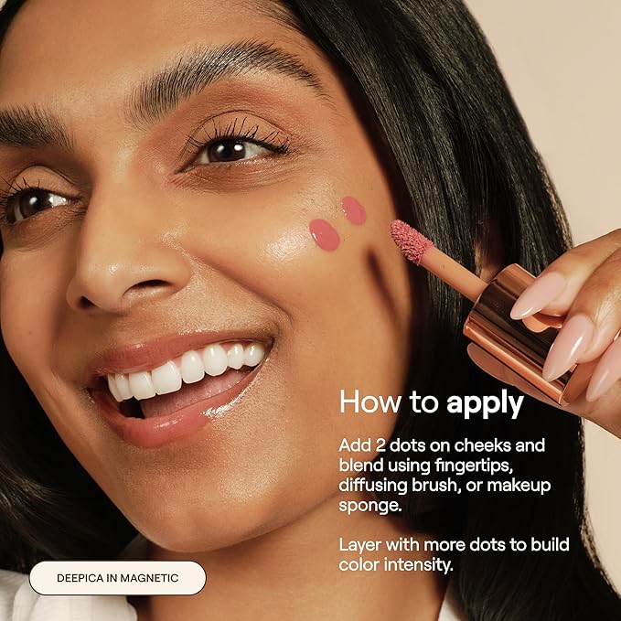 Live Tinted Blush Crush Liquid Blush - Creamy for All Skin Tones, Skincare-Powered With Peony Extract, Aai Fruit Oil, and Vitamin C Infused Liquid Makeup, 1 oz - Rose Mauve