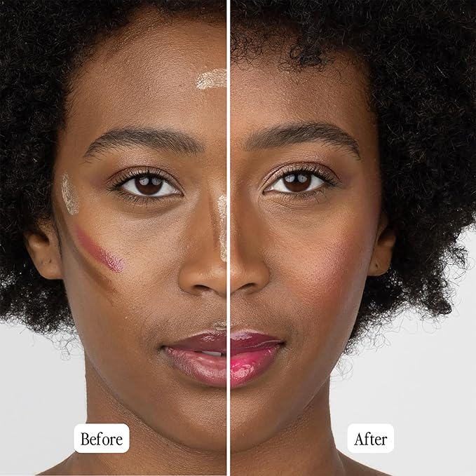 bdb Liquid Blush and Highlighter, Long-Lasting, Smooth and Lightweight, Smudge-Proof, Bombshell