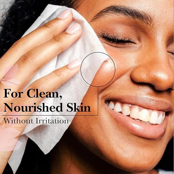 mivida Facial Skin Care Set Hypoallergenic Makeup Remover Wipes With Vitamin E & Super Anti aging Face Serum, Timeless Glow Duo Routine Gifts for Women, Nourishing, Smoothing Fine Lines & Wrinkles