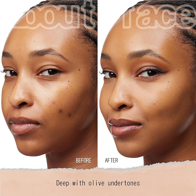 about-face THE PERFORMER Skin-Focused Foundation D1Olive – Medium Coverage, Long-Wear, Breathable & Buildable Base – Clean, Vegan, Hydrating Formula with Blue Agave & Chlorella – 1.08oz