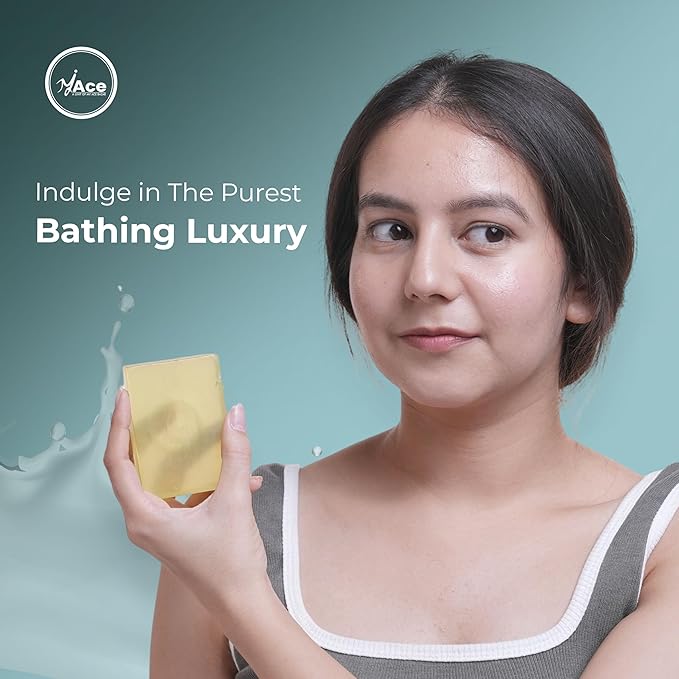 MY ACE Nargis Bathing Bar – Handmade with Nargis Essential Oil & Coconut Oil, SLES & Paraben Free, Enriched with Shea Butter & Vitamin E – Nourishing & Gentle