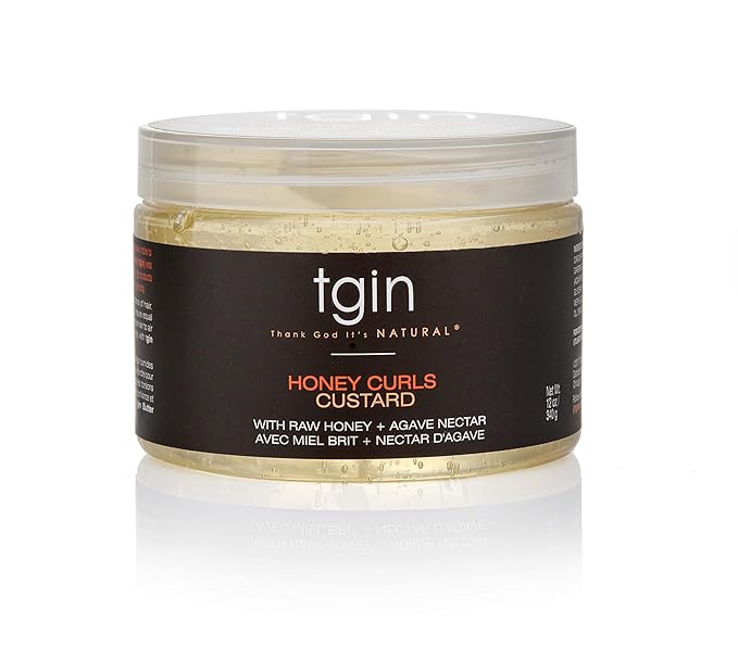Thank God It's Natural Honey Curls Custard - 12 Oz - For Natural, Dry, Curly, Damaged Hair