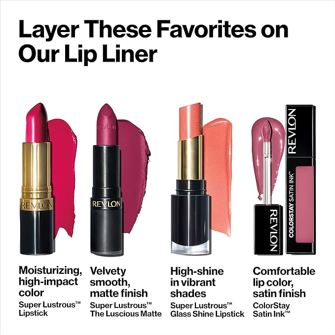 Revlon ColorStay Lipliner with Sharpener, Nudes 010, 0.01 Ounce (28 g)