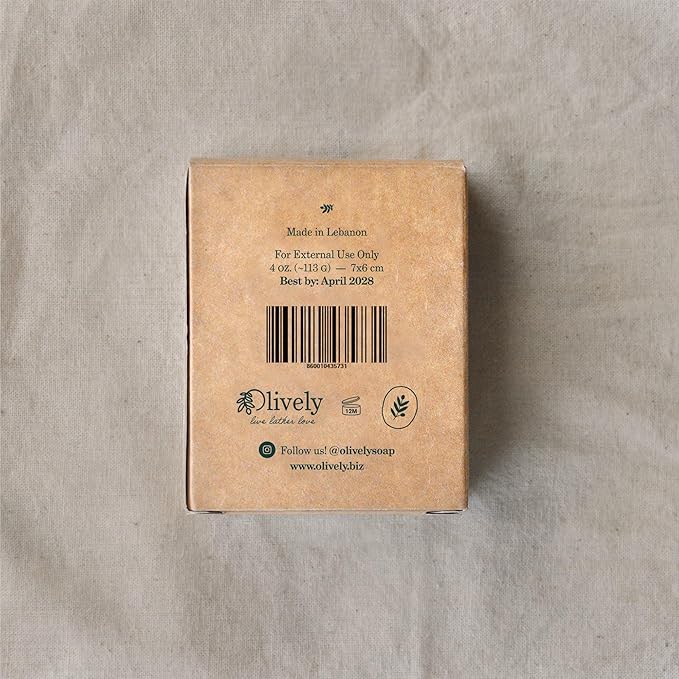 Olively Olea Love - All Natural Soap Bar - Soap Bar handmade with Pure Olive Oil - Bar Soaps made with 100% natural ingredients - Body and Bath Soap - Vegan, non-toxic, chemical free