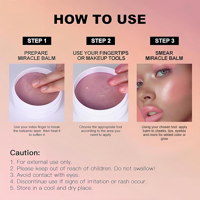 4 Color Multi Glow Blush BalmFace Makeup, Face Creamy Blush for Women Cheek Lip Eye, Lightweight & Blendable Color Blush Palette for All Skin Types(02 Earth Rose)