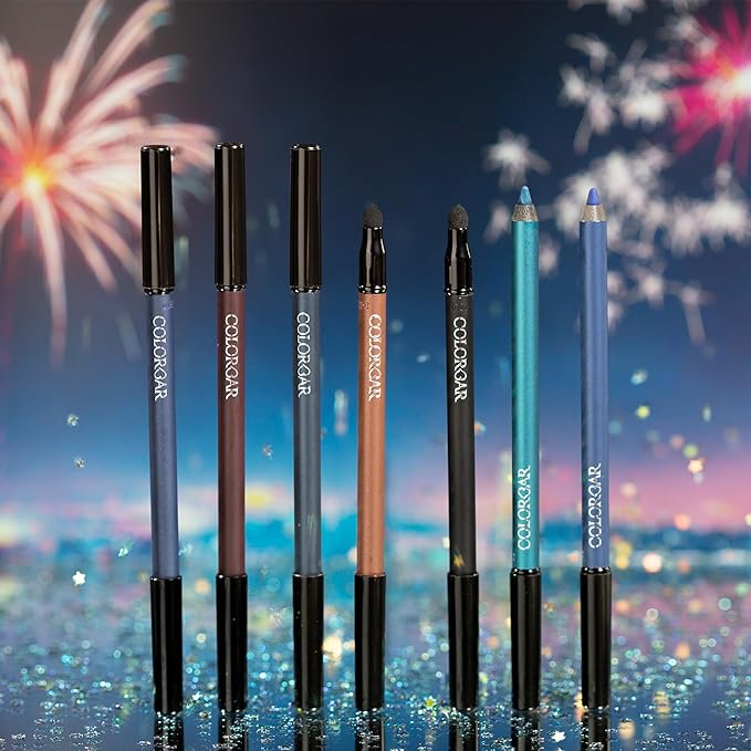 Just Smoky Eye Pencil - Eyeliner Pencil with Built-in Smudger - Waterproof Formula - Matte Finish - 001 Just Black - 0.04 oz