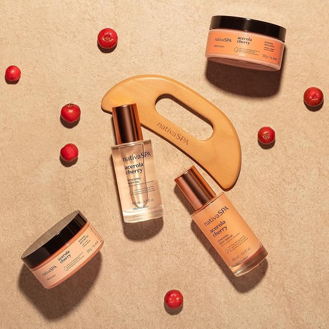 Nativa SPA Acerola Cherry Radiant Ritual Set, The Ultimate Skin-Caring Gift of Radiance