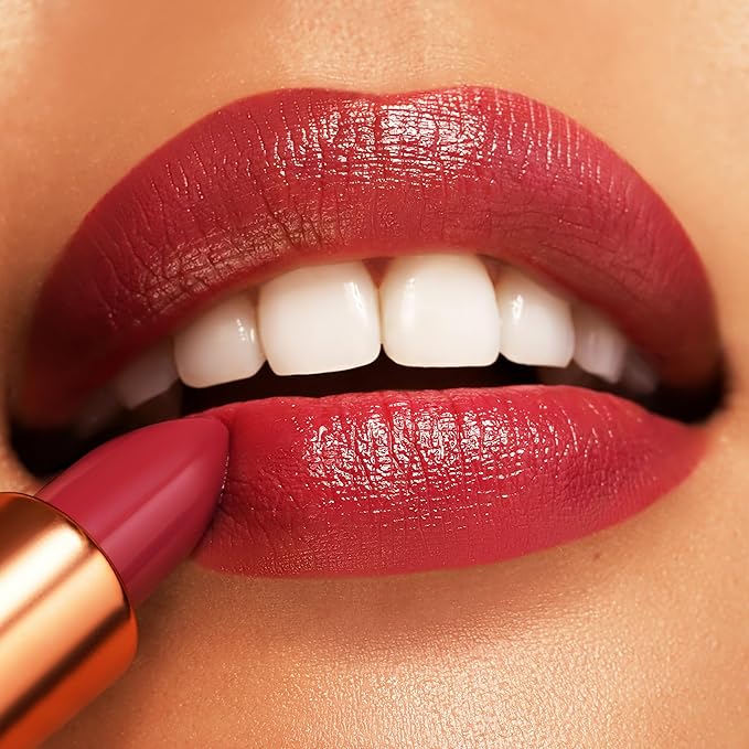 YENSA Vibrant Silk Hydrating Lip Stick - Long Lasting Lipstick with Hyaluronic Acid, Vitamin E & Super Oils - High Pigment Color & Semi Glossy Finish - Moisturizing Formula - Ignite (0.12 oz)