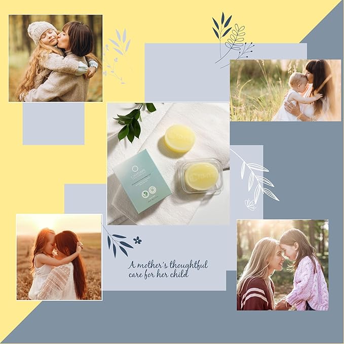 CDH7DAYS Baby & Sensitive Skin Soap Bar – EWG Verified, Vegan Certified, Korean Handmade Bar Soap, Plant-Based, Unscented Gentle Family Soap, Relax Care Intensive Bubble, 3.52 oz