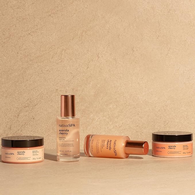 Nativa SPA Acerola Cherry Radiant Ritual Set, The Ultimate Skin-Caring Gift of Radiance
