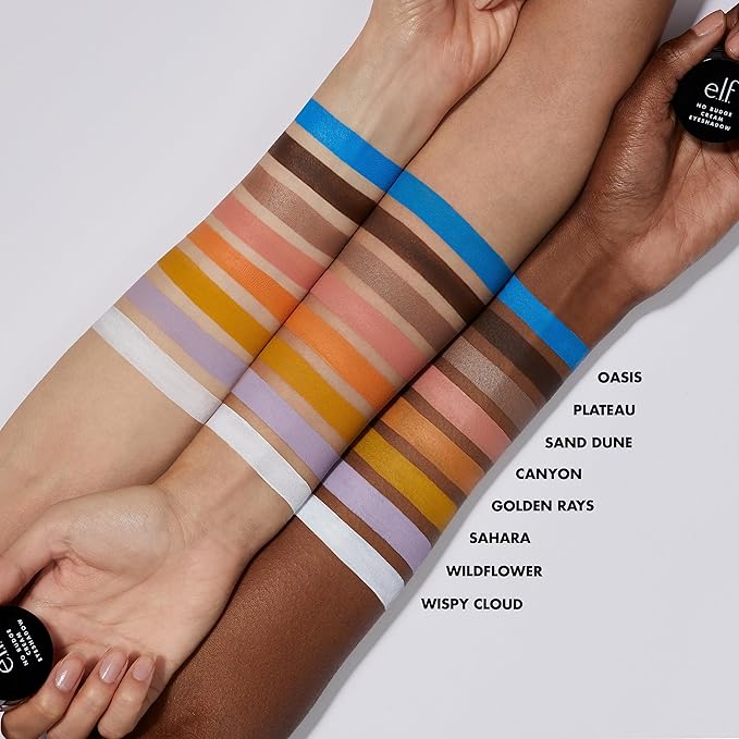 e.l.f. No Budge Cream Eyeshadow, 3-in-1 Eyeshadow, Primer & Liner With Crease-Resistant Color & Stay-Put Power, Vegan & Cruelty-Free, Wildflower