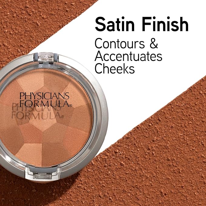 Physicians Formula Powder Palette Multi-Colored Blush, Silky Smooth Formula, Hypoallergenic, Blends Easily Without Irritation – Blushing Natural