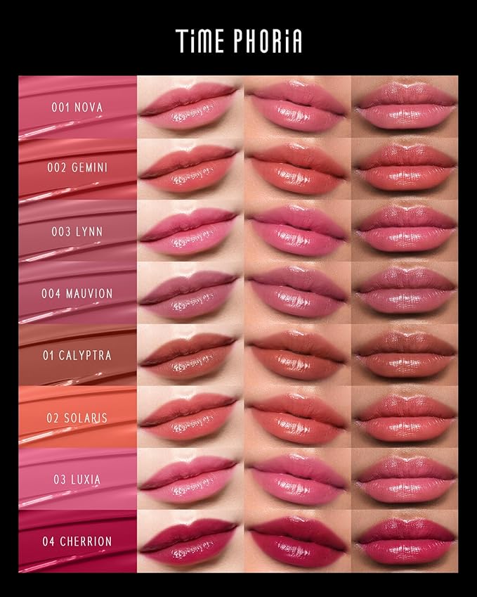 Stellar Dust Lip Stain 001 Nova, Transfer-Proof & Smudge-Proof Lip Gloss, Soft Pink Tinted Glossy Finish, High-Pigment Vibrant Color, Hydrating Lightweight Long-Lasting Lip Makeup for Women