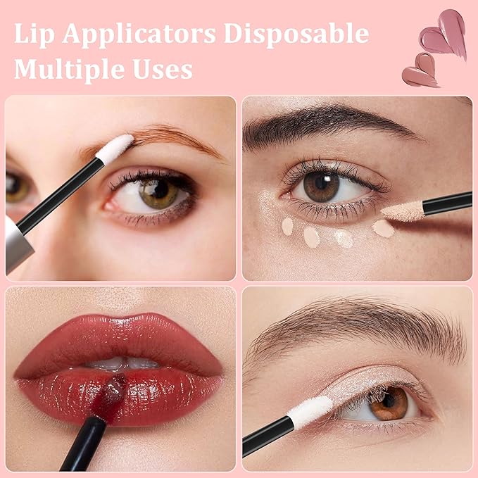 COCIDE 700Pcs Disposable Lip Brush– Lip Applicators Makeup Applicators Lipstick Brush Makeup Brushes & Tools Lip Wands Makeup Artist Kit Essentials Beauty Tools