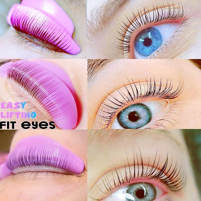 Lash Lift Pad Shield Katya Vinog DIY Eyelash Perming Pads Mega L Curl Perm Rod Roller No Glue Needed On Eyelid Silicone Guard Lifting Eyelashes Up, Lami Lamination Roller Perm Rods Ultra Soft & Light