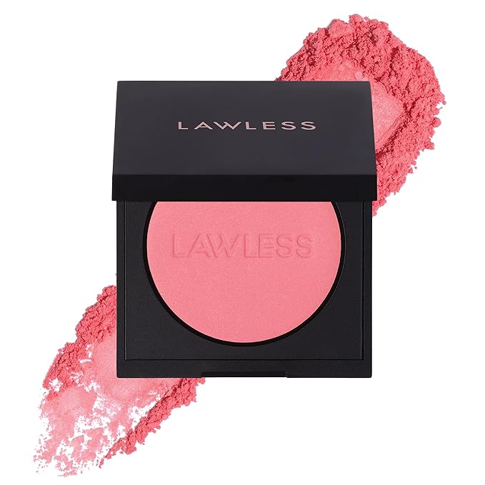 LAWLESS Make Me Blush Talc Free Velvet Blush, Sakura, Pink, 0.18 Ounce