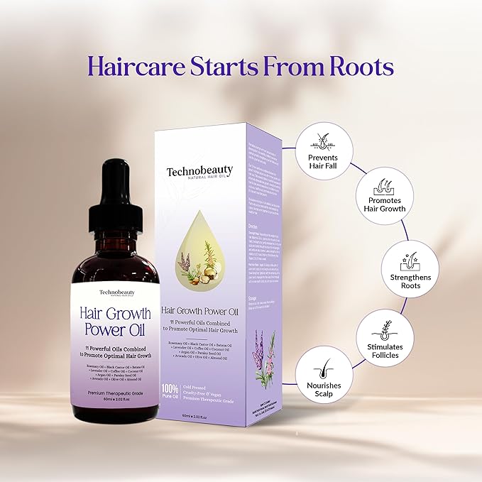 Rosemary Oil With Black Castor, Batana, Lavender, Coffee, Coconut, Argan, Avocado, Olive, Almond & Parsley Seed Oil, 11 Oils Infused for Ultimate Hair Growth (2 Pack (4.04 fl oz) 120 ml)