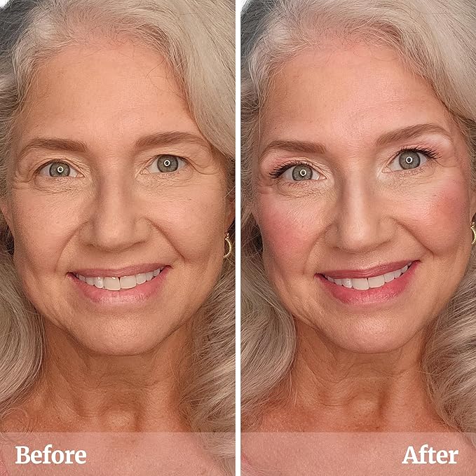 Vibriance Makeup Simplified Illuminate Stick - All-in-One, Mature Skin Highlighter - Lips, Cheeks, Eyes Cosmetics for Older Women
