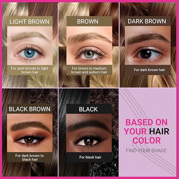 iMethod Eyebrow Pen - Eyebrow Pencil Magic 2-in-1 Eye Brow Pencils for Women with 4-Fork-Tip and Precise Brush-Tip Create Natural Hair-Like Brows, Last All Day, Microblading Eyebrow Pen, Brown