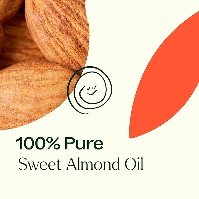 Plant Therapy Sweet Almond Oil 4 oz – 100% Pure, Cold Pressed Almond Oil, Massage & Aromatherapy Carrier Oil, Unscented Body Oil, Made in USA