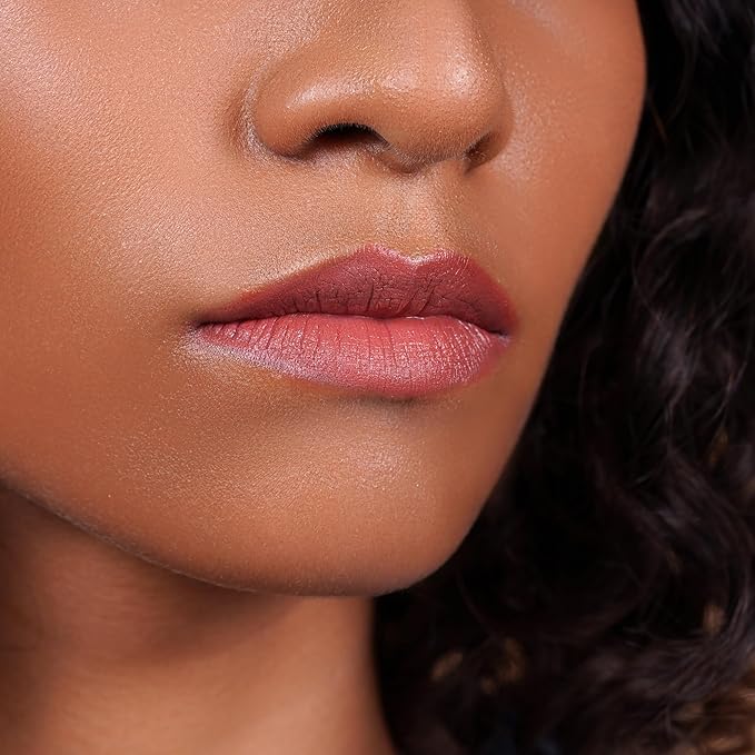 Take Me As I Am Vegan Matte Lipstick - Long Lasting Lipstick - Enriched with Vitamin E and Tea Tree Oil - 002 Mischievous Wine - 0.14 oz