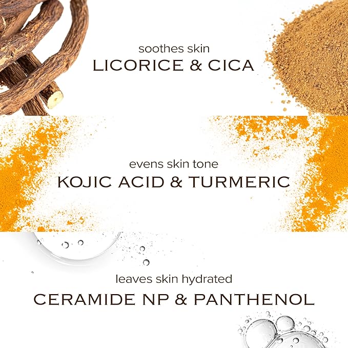 KOJIC ACID TURMERIC CLEANSING CREME| Balm to Oil Cleanser | Makeup Remover Cleansing Cream | No Eye Stinging 100ml / 3.38 Fl Oz