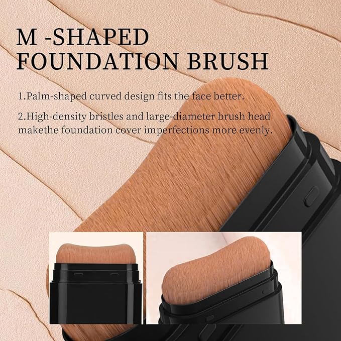 O'CHEAL Face Foundation Contour Stick Long-wear Lightweight Brighten Stick Blemish Contouring Face Concealer Beauty Makeup 01#IVORY