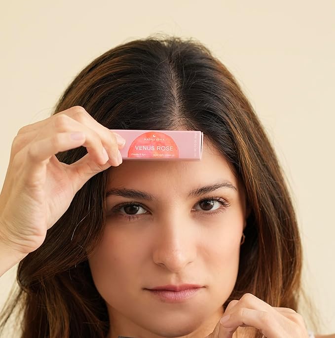 MADRE LUNA AYURVEDIC SKIN CARE, Cheeks & Lips, Natural Look, Deep Hydratation. (Venus Rose) This natural-look tint offers deep hydration, antioxidant benefits, enriched with Ashwagandha and Manjistha.
