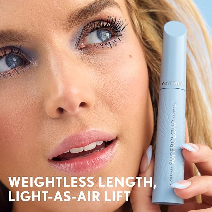 CoverGirl Lash Blast Supercloud, 815 Brown, Mascara, Long-Lasting, No Clump or Smudge, Doesn't Flake, Vegan, 0.33oz