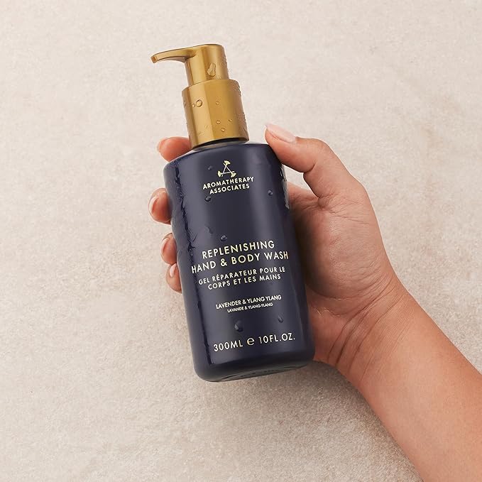 Aromatherapy Associates Balance Replenishing Hand and Body Wash – Fresh, Moisturizing Liquid Soap with Pump Dispenser, 10 fl oz