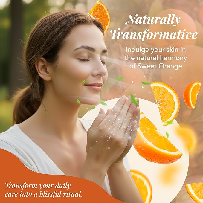 Saavy Naturals Body Cream Sweet Orange Plant-Based Ingredients| Made In USA | Absorbent Shea Butter Vegan Formula, Thick and Creamy Body Moisturizer, Body Lotion for Dry Skin- 8.5 Fl Oz, 2 Pack
