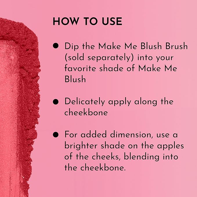 LAWLESS Make Me Blush Talc Free Velvet Blush, Dessert Rose, Pink, 0.18 Ounce