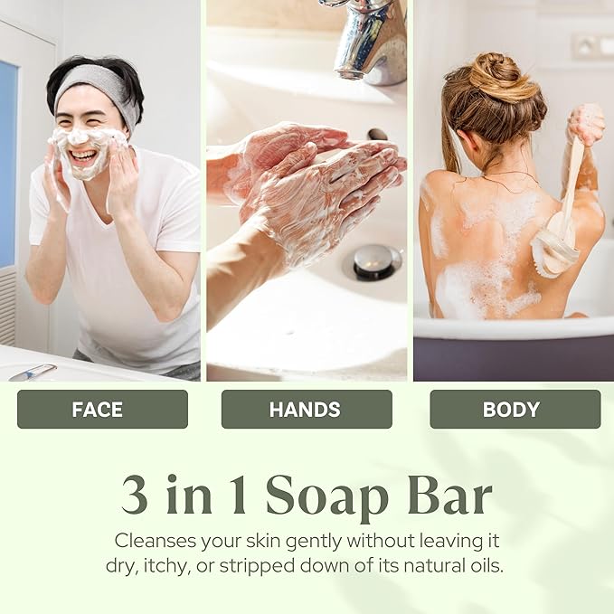 Wavertree & London French Pear Scented Natural Soap (8 Bars), 7oz Moisturizing French Triple Milled Soap Bars enriched with shea butter - Pure Plant Oil Bath & Body Bars for All Skin Types