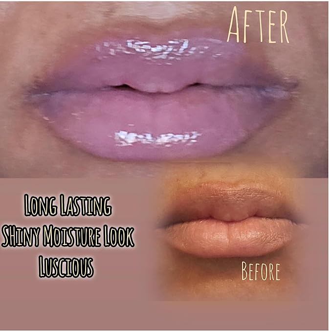 Moisture Vegan Lip Gloss, Rich Earthy Tone (Pink, Small)