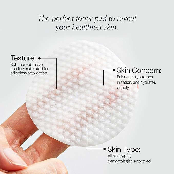 La Pure Korean Toner Pads With Witch Hazel - 100 Ct | Hydrating, Exfoliating Pads & Pore Care Korean Skincare - Gentle, Alcohol-Free, with Glycerin and Centella for Sensitive Skin by La Pure Cosmetics