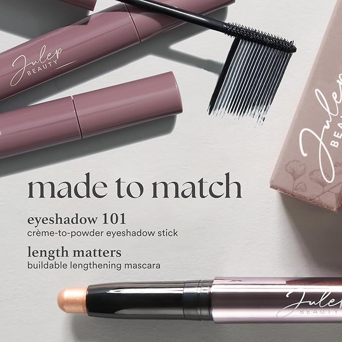 Julep Eyeshadow 101 Cream-to-Powder Waterproof Shadow Stick – Bronze Shimmer – Long-Lasting, Crease-Proof, Luminous Honey Brown Shimmer Eyeshadow with Built-in Smudger